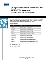Cisco CATALYST 6000 24 PORT 100BASE-FX-MT Specification Guide
