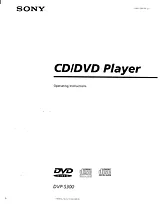 Sony dvp-s300 Manual