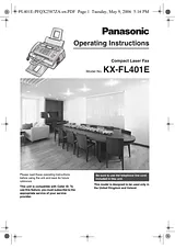 Panasonic KXFL401E Operating Guide