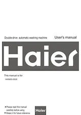 Haier hwm55-0528 Manual Do Utilizador