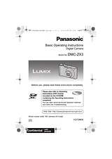 Panasonic DMCZX3 Operating Guide