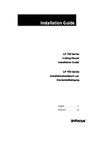 Infocus LP750 User Manual