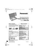 Panasonic dvd-lx8eg Справочник Пользователя