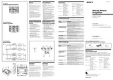 Sony XM-4060GTX Manual