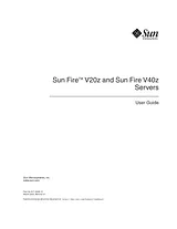 Sun Microsystems V20Z User Manual