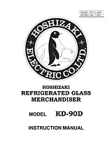 Hoshizaki KD-90D Manual Do Utilizador