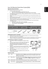 Acer B203W Guía De Instalación Rápida