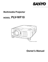 Sanyo PLV-WF10 Manual Do Utilizador