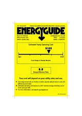 LG LT121CNR Energy Guide