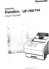 Panasonic UF-744 Manual De Usuario