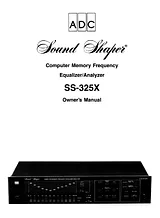 ADC sound shaper ss-325x Manuel D’Utilisation
