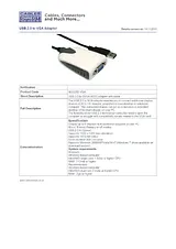 Cables Direct NLUSB2-VGA Leaflet