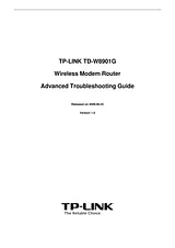 TP-LINK TD-W8901G ユーザーズマニュアル
