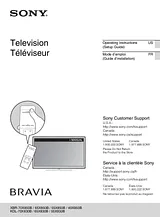 Sony XBR-55X850B Инструкции Пользователя