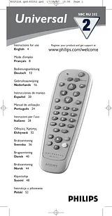 Philips SBCRU252/00H Manual De Usuario