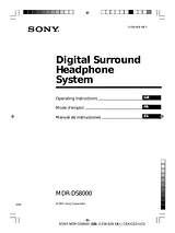 Sony MDR-DS8000 매뉴얼