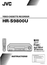JVC HR-S9800U 사용자 설명서