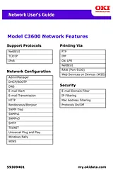 OKI C3600 Manual Do Utilizador