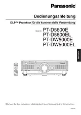 Panasonic PTDW5000EL Mode D’Emploi