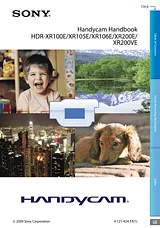 Sony HDR-XR100 Справочник Пользователя