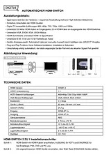 Digitus HDMI Automatic switch DS-44302 Leaflet