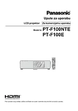 Panasonic PT-F100NTE Operating Guide