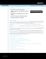 Sony rdr-vxd655 Guia De Especificaciones