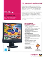 Viewsonic VG732M Folheto