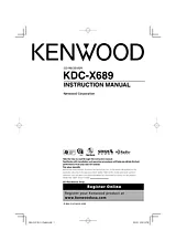 Kenwood KDC-X689 Manual De Usuario