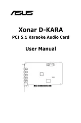 ASUS Xonar D-KARA Manual Do Utilizador