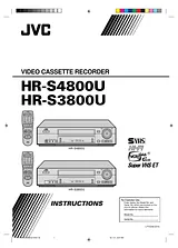 JVC HR-S3800U 사용자 설명서