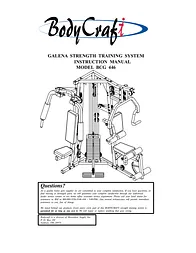 BodyCraft BCG 446 Manual De Usuario