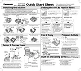 Panasonic KXFP155GRW Quick Setup Guide