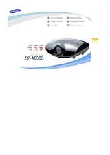 Samsung SP-A800B ユーザーズマニュアル