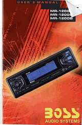 Boss Audio mr1200 Guía Del Usuario