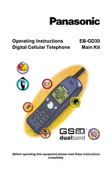 Panasonic EB-GD30 Manual Do Utilizador