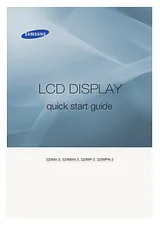 Samsung 320MXN-3 Quick Setup Guide