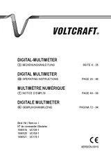 Voltcraft VC130-1 Digital-Multimeter, DMM, 2000 counts VC130-1 Scheda Tecnica