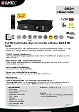 Emtec Movie Cube S850H 500GB EKHDD500S850H Leaflet