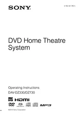 Sony DAV-DZ330 User Manual