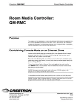 Crestron qm-rmc ad2 Справочник Пользователя