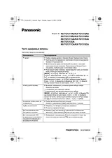 Panasonic KXTG1314RU Operating Guide