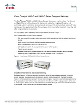 Cisco Catalyst 3560-C WS-C3560CG-8PC-S Ficha De Dados