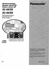 Panasonic SC-AK20 Руководство По Работе