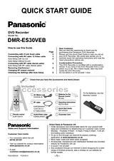 Panasonic DMR-ES30V Краткое Руководство По Установке