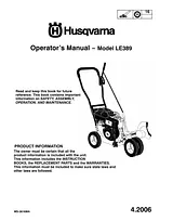Husqvarna LE389 用户手册