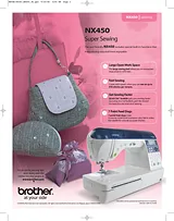 Brother NX450 Технический Паспорт Продукта