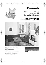 Panasonic KXFC235BL Manual De Instruções
