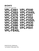 Sony VPLFX52 Manuale Utente