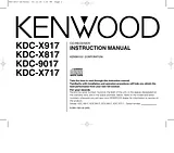 Kenwood KDC-X817 User Manual